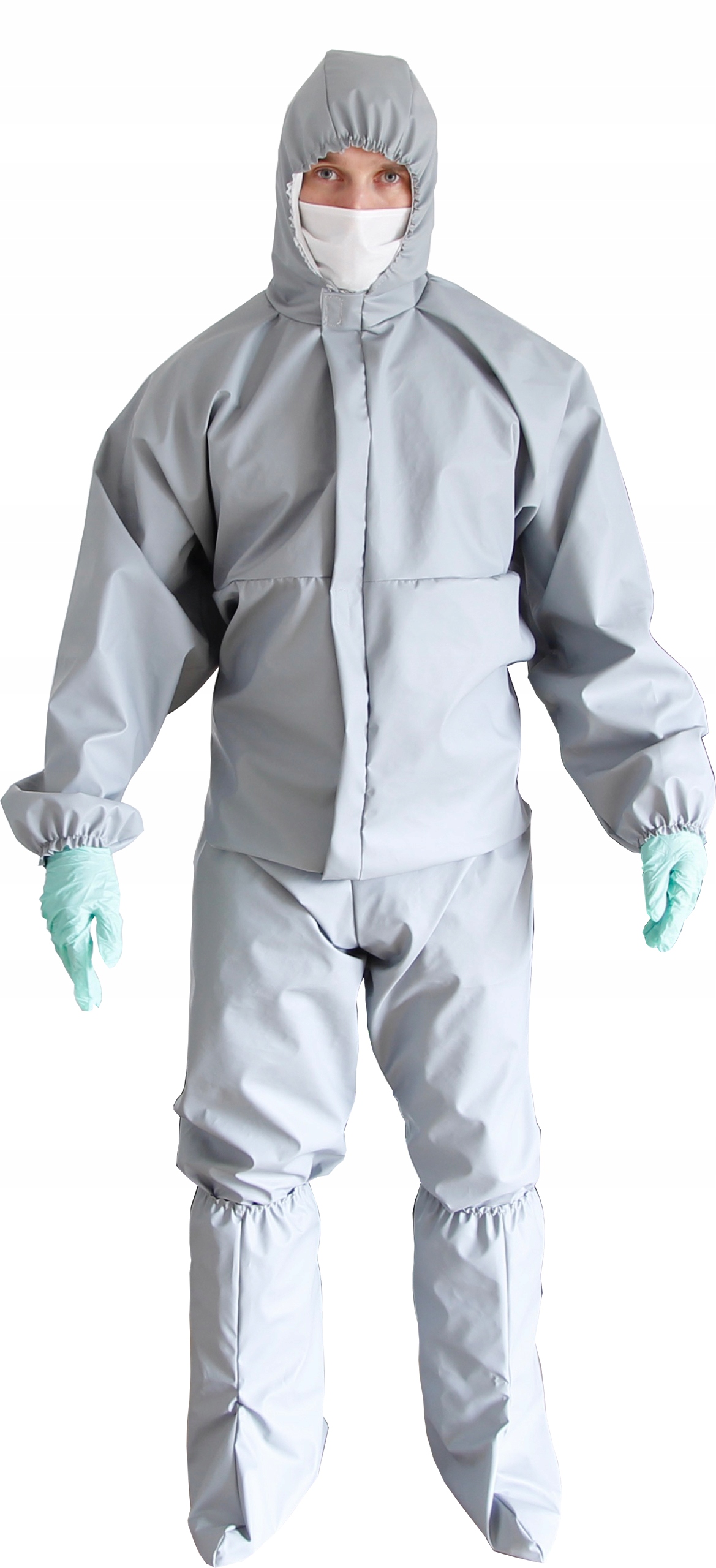 ЗАЩИТНЫЙ КОСТЮМ МНОГОРАЗОВЫЙ ВОДОНЕПРОНИЦАЕМЫЙ ROZ XL