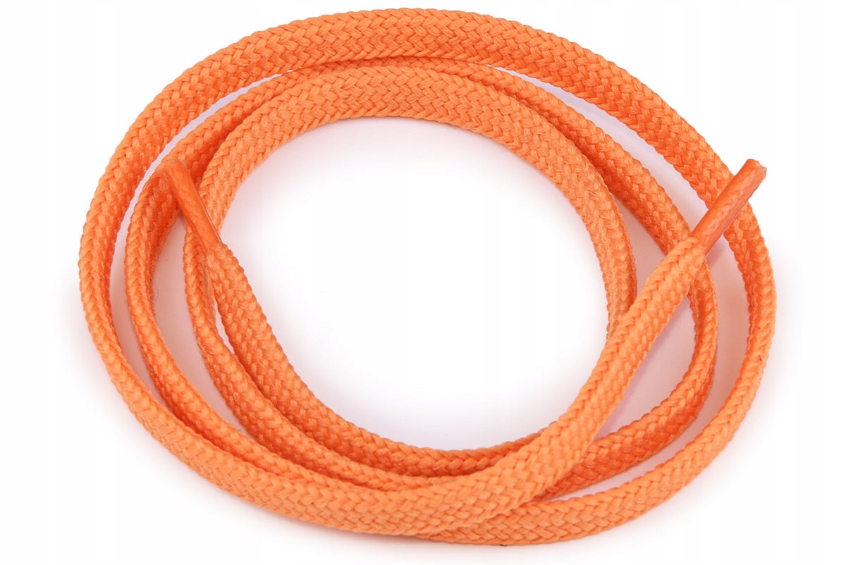 SZNUROWADŁA SZNURÓWKI POMARAŃCZOWE PŁASKIE 70CM
