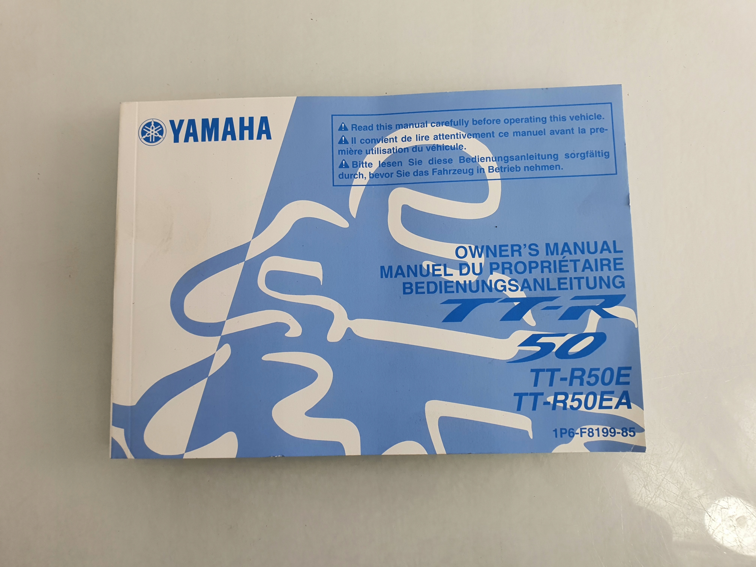 F201 YAMAHA TT R 50 INSTRUKCJA OBSLUGI