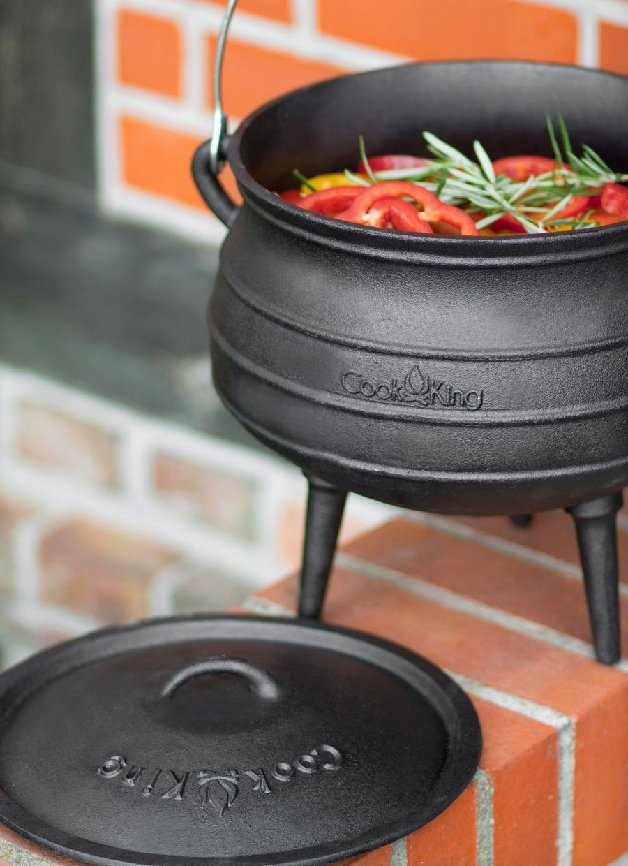 ŻELIWNY KOCIOŁEK AFRYKAŃSKI 13L WĘGIERSKI STOJĄCY, GARNEK + ZAMKNIĘCIE Rodzaj stojący