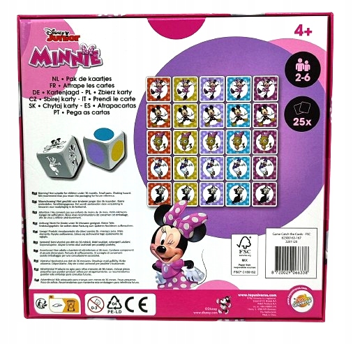 Gra zbierz karty - Disney Myszka Minnie. EAN (GTIN) 8720029066338