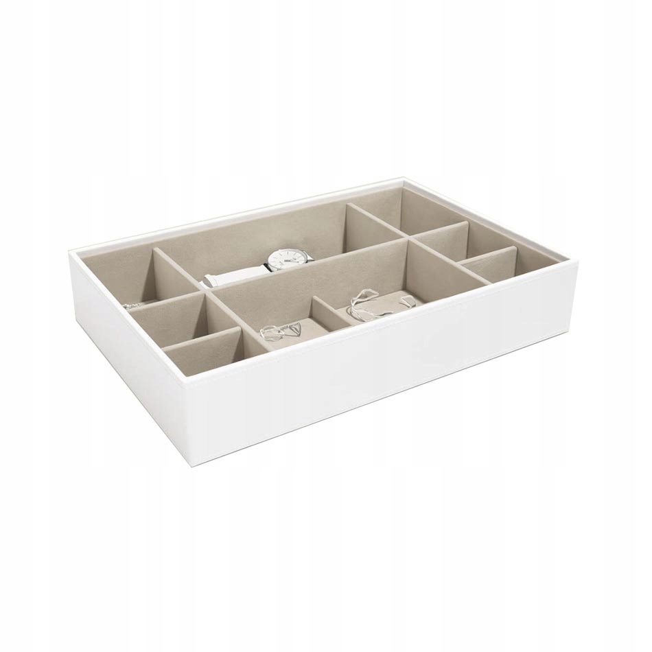 Organizér na hodinky a příslušenství (bílý) Supersize Stackers