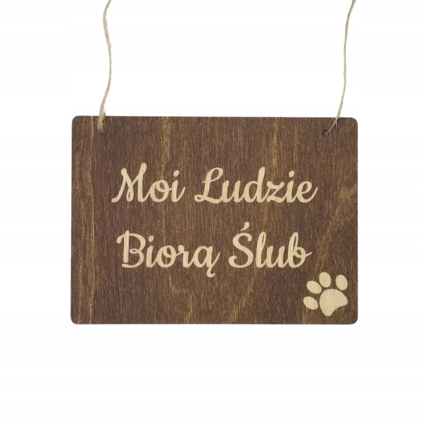 

Tabliczka dla zwierzaka Moi ludzie biorą ślub