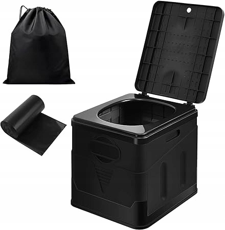 Skládací mobilní kempingová toaleta Pro Rodinu Pod Stan Na Výlety