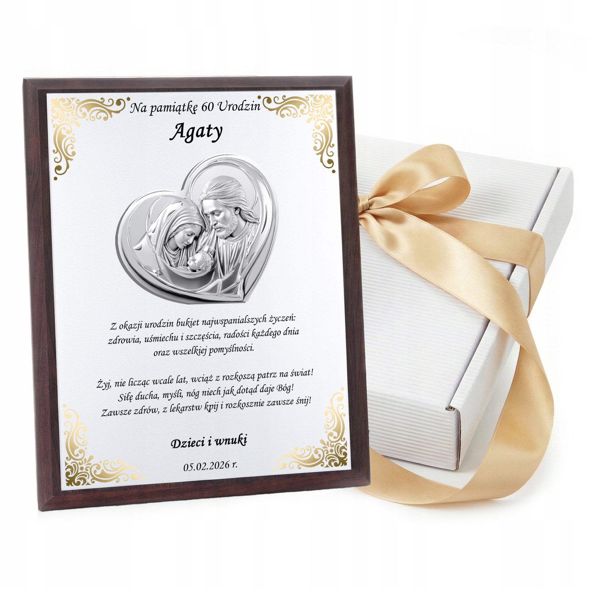 Na Urodziny 30 40 50 60 70 80 90 Ozdobne Pudełko Personalizacja