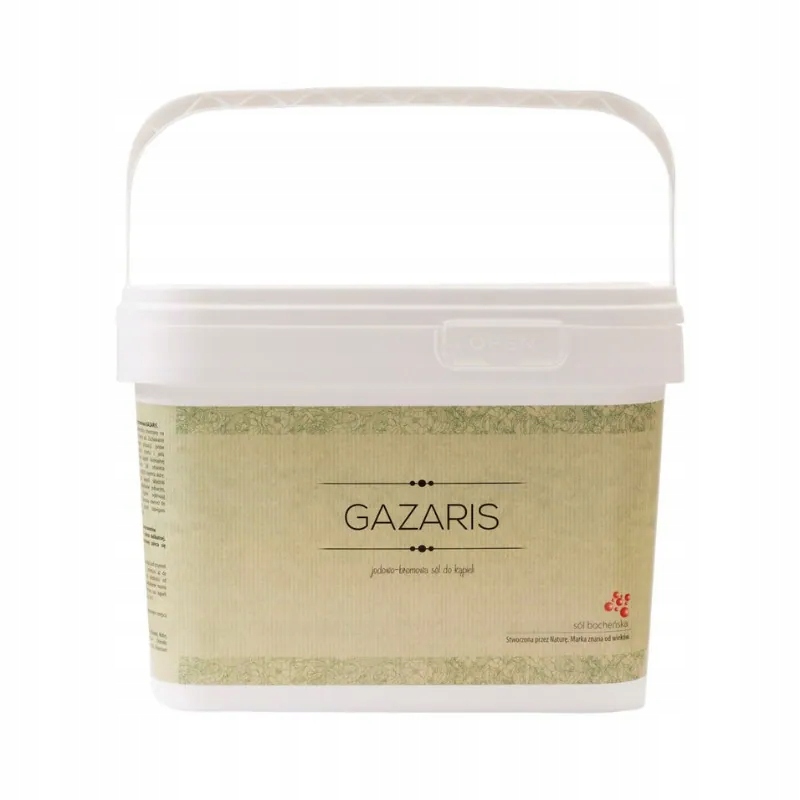 Sůl do koupele jodobromová Gazaris 6 kg, bocheňská sůl, Bochneris