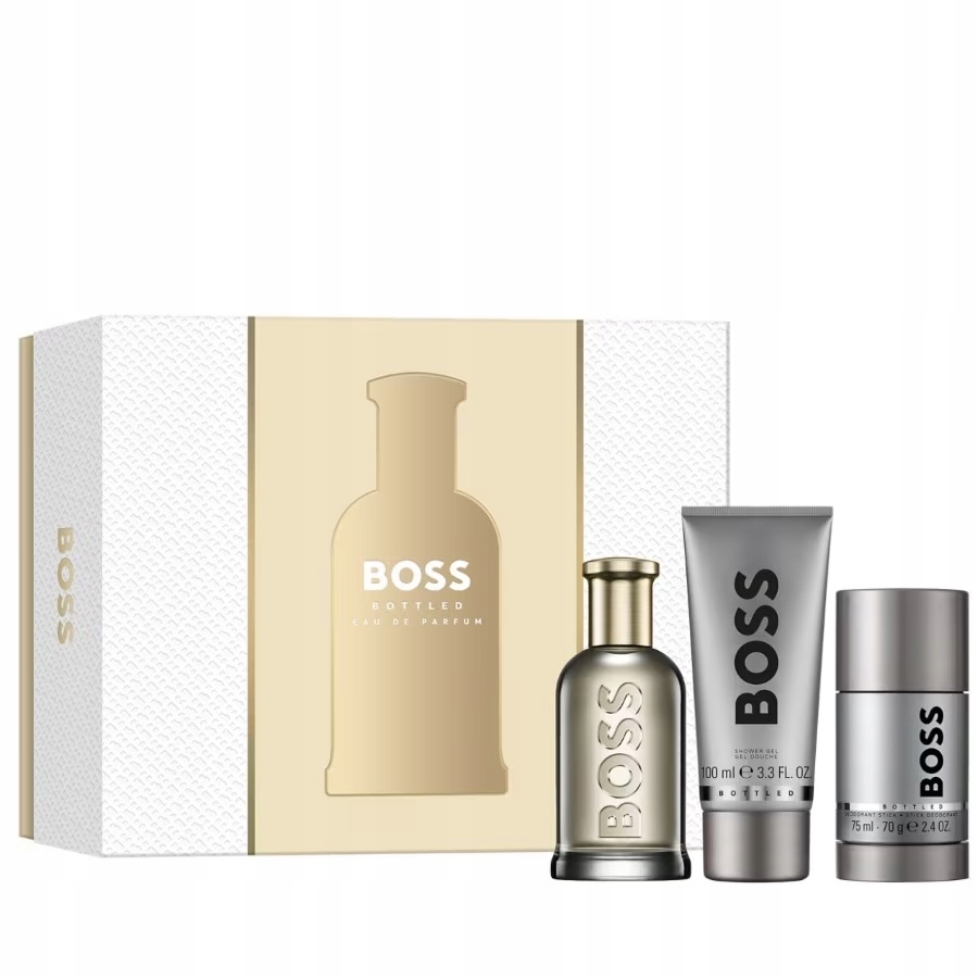 Hugo Boss Bottled Woda Perfumowana 100ml Żel 100ml Deostick 75ml