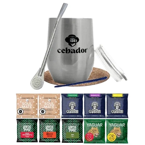 Sada Yerba Mate Vzorky 10x50g TermoMate a Bombilla 500g 0,5kg