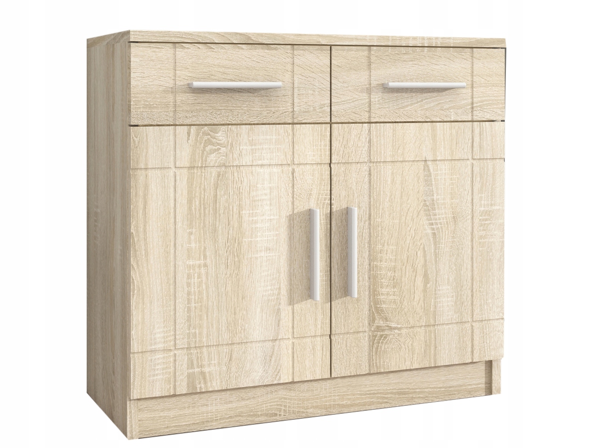 Komoda 2 Zásuvky 2 Přední části Sonoma 69 cm LPK4