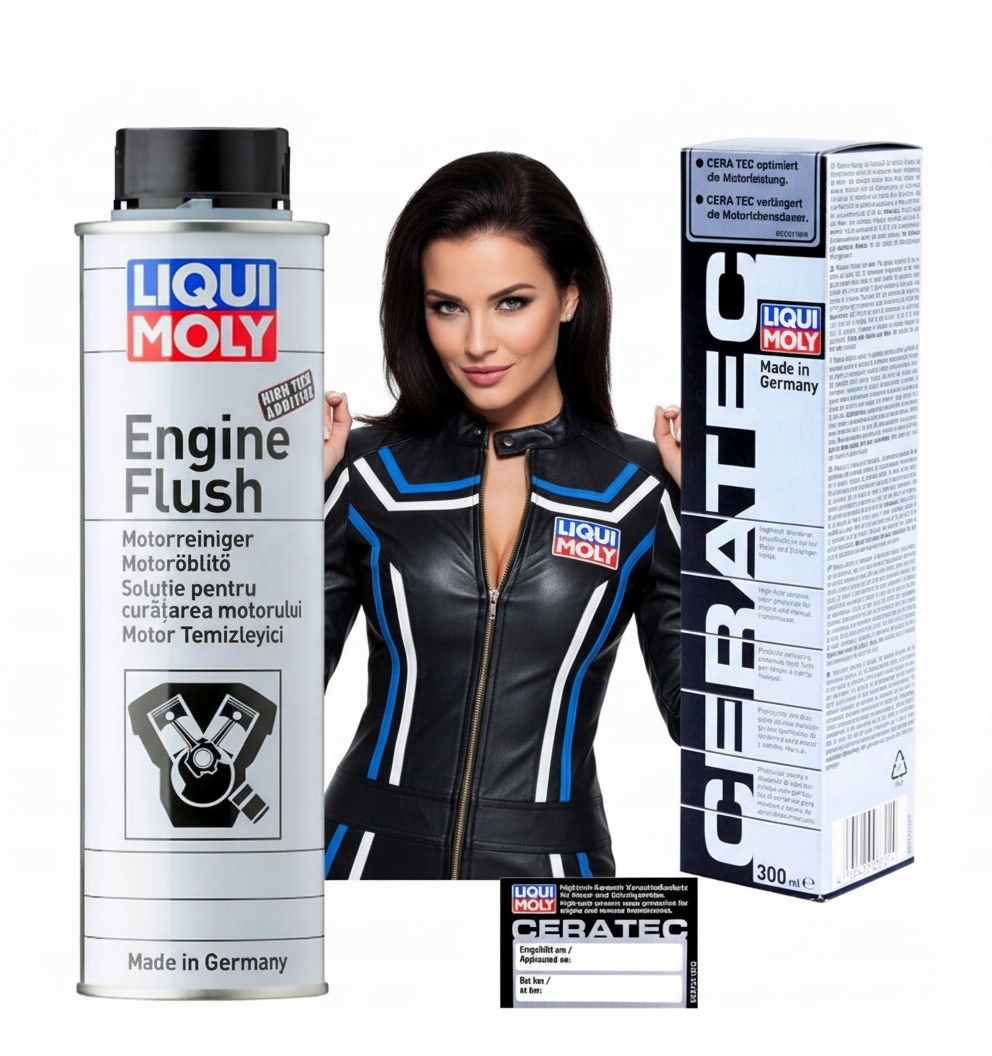 Zestaw Liqui Moly Engine Flush 0,3L 2640 Ceratec 7181 LM7181 LM2640