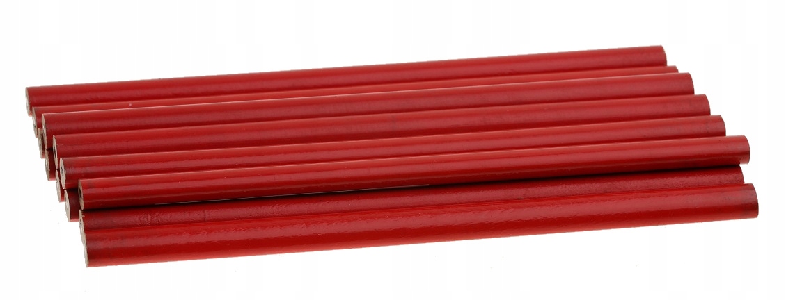 

Ołówki Stolarskie Czerwone 180 mm 12 Sztuk Ołówek
