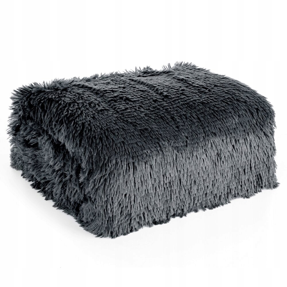 Deka přehoz Tifany 200x220 Design91 ocelová s kožešinovou strukturou