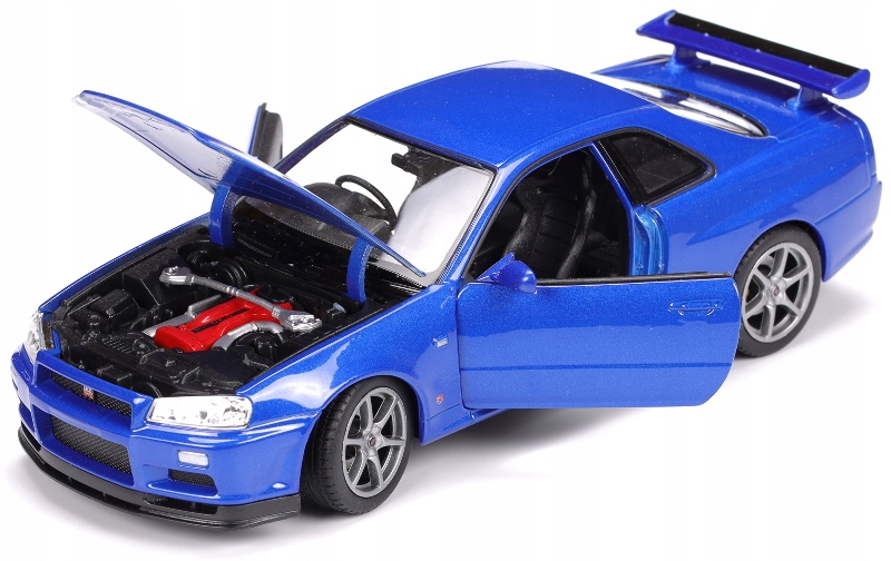 Welly Kovové Auto Nissan Skyline Gt-r (R34)