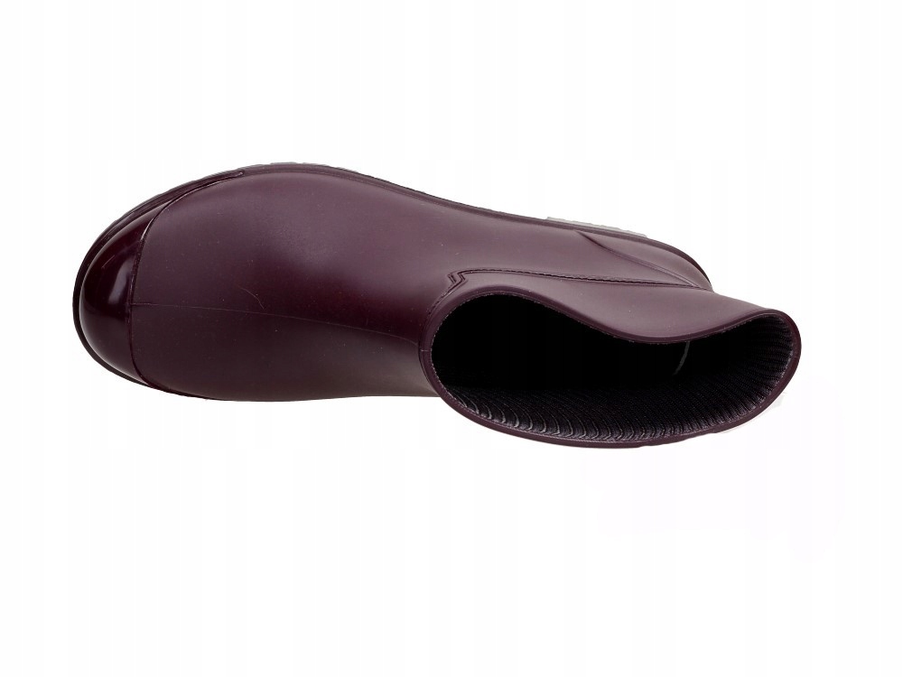 SOLIDNE I ZGRABNE BORDOWE KALOSZE DAMSKIE roz.38 Rozmiar 38