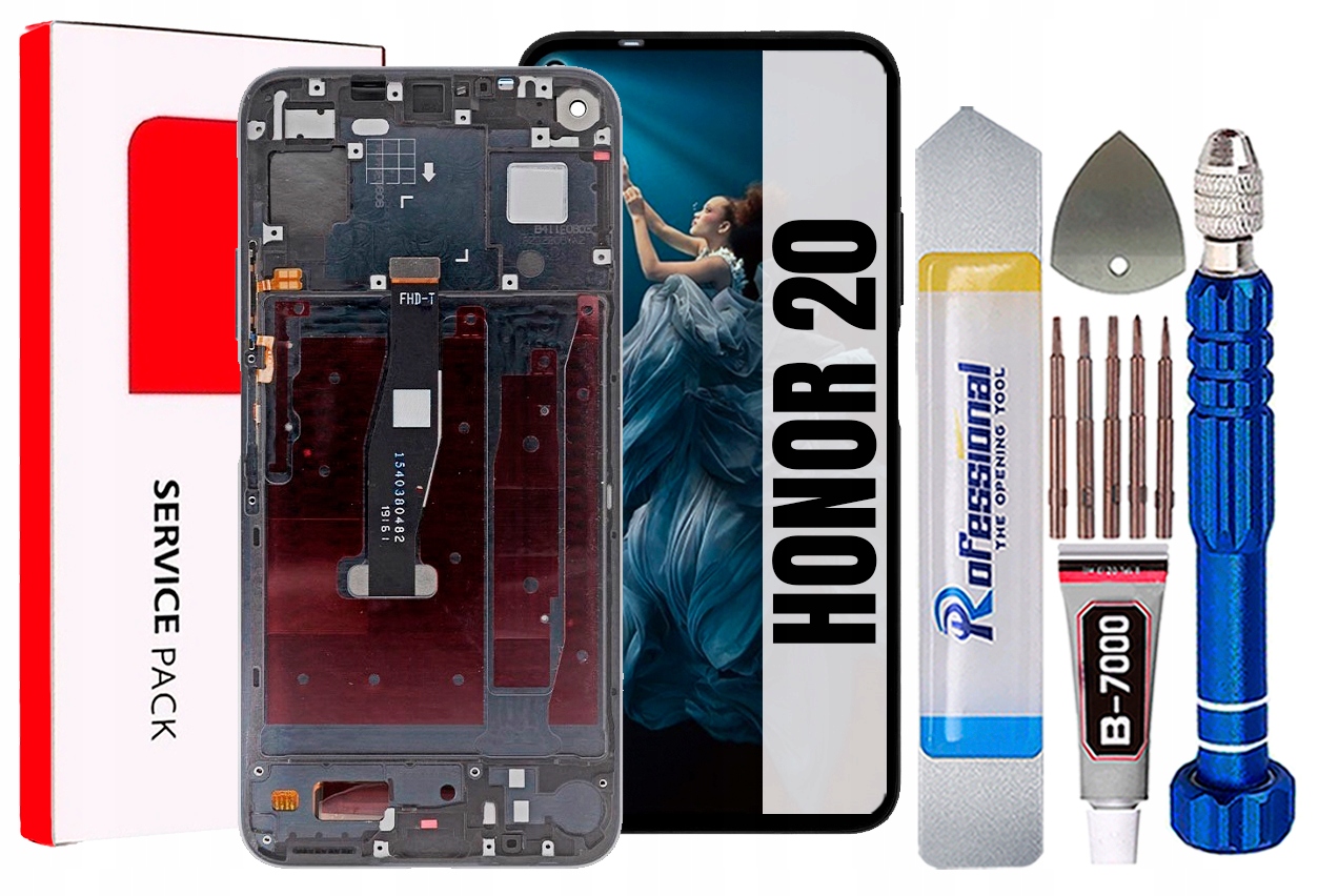 Displej Pro Honor 20 YAL-L21 Originální LCD Rámeček