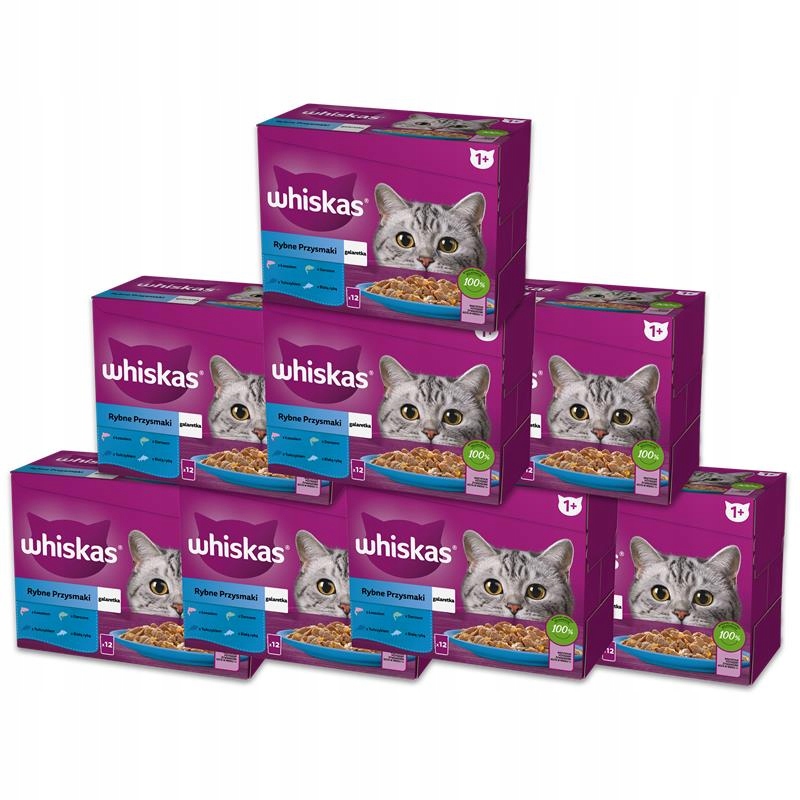 Whiskas mokra karma dla kota Rybne Przysmaki 96x85 g