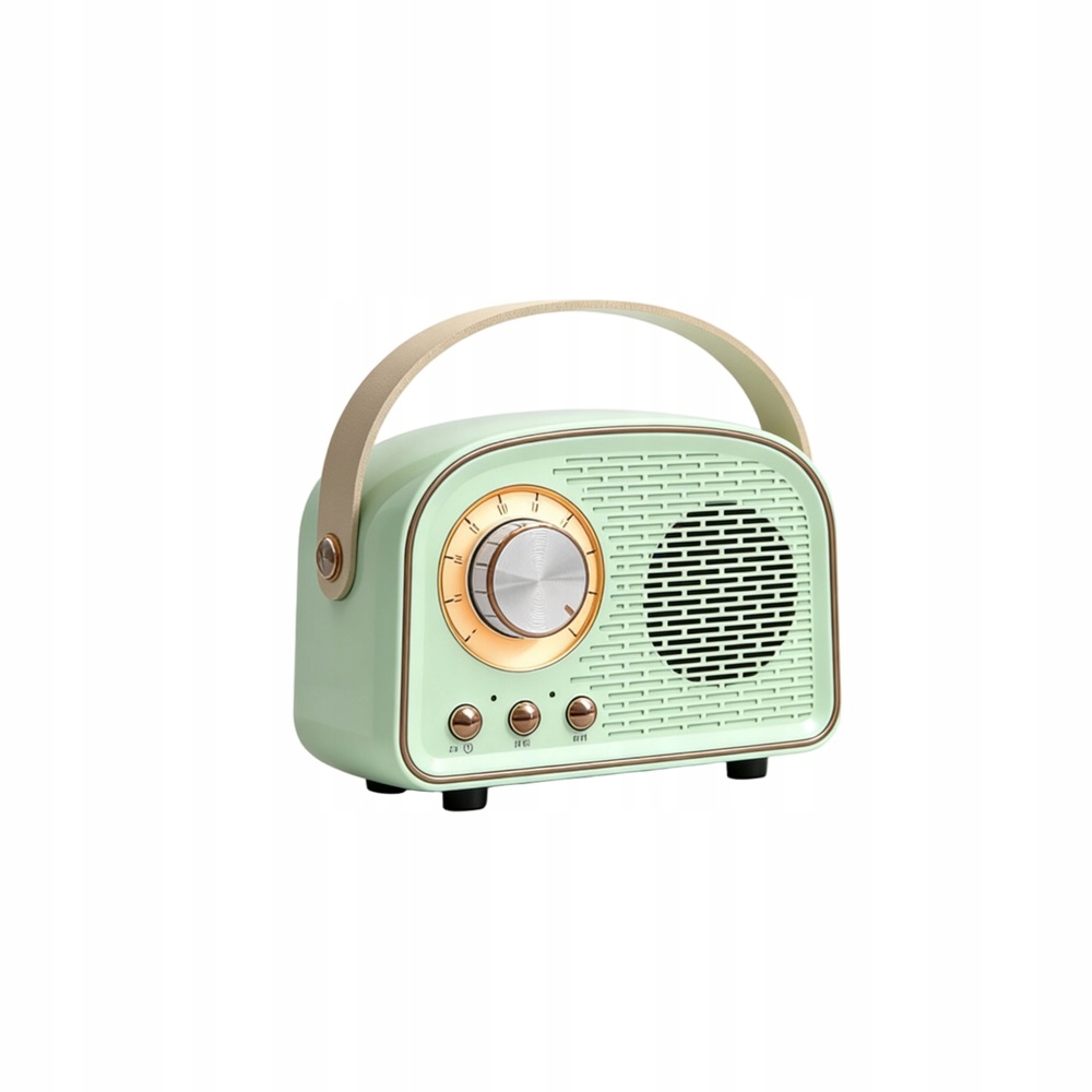 Przenośne Kuchenne Radio Fm Bluetooth Retro Usb Na Akumulator