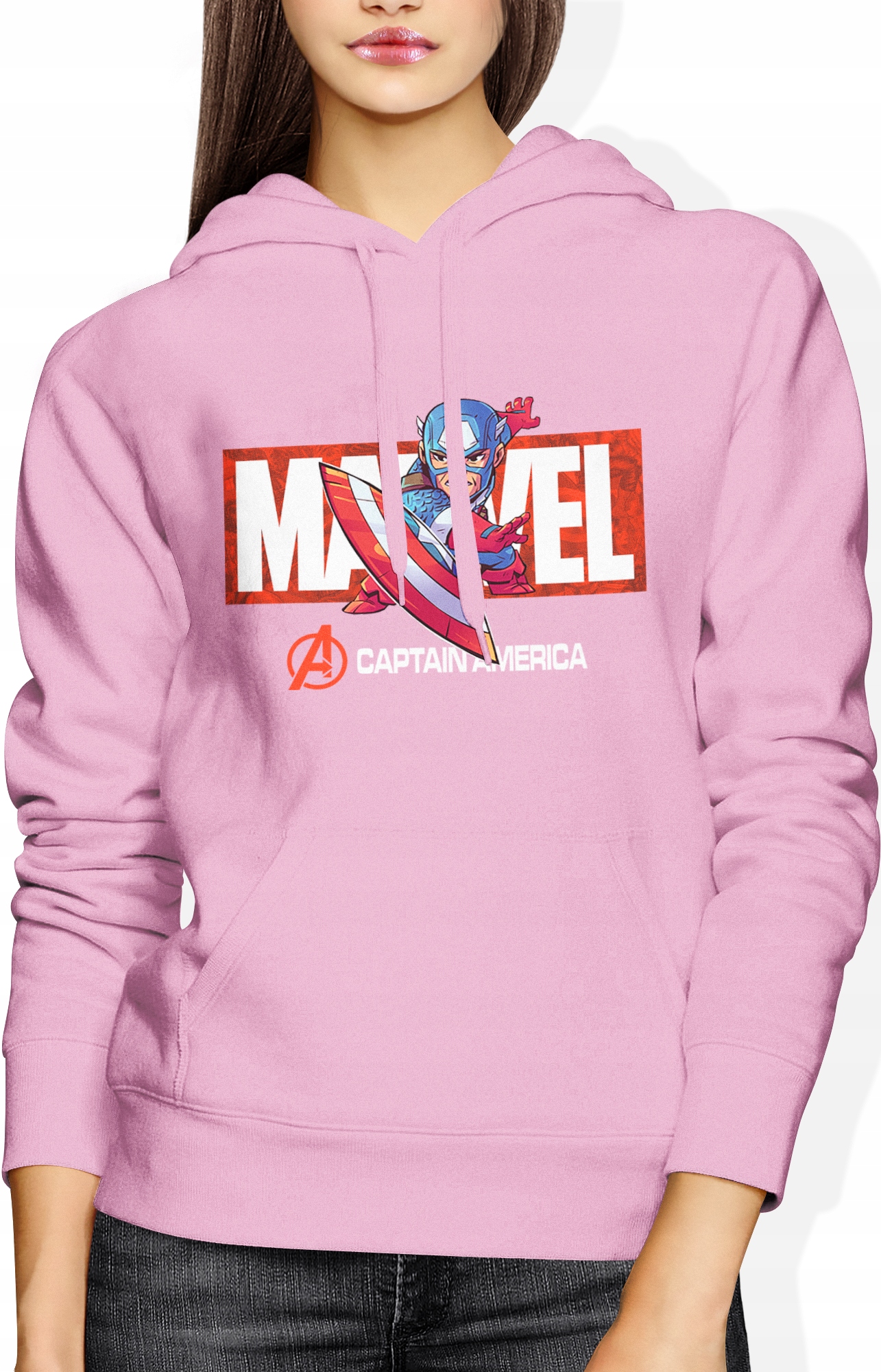 

Kapitan Ameryka Bluza Marvel Avengers Damska Roz L