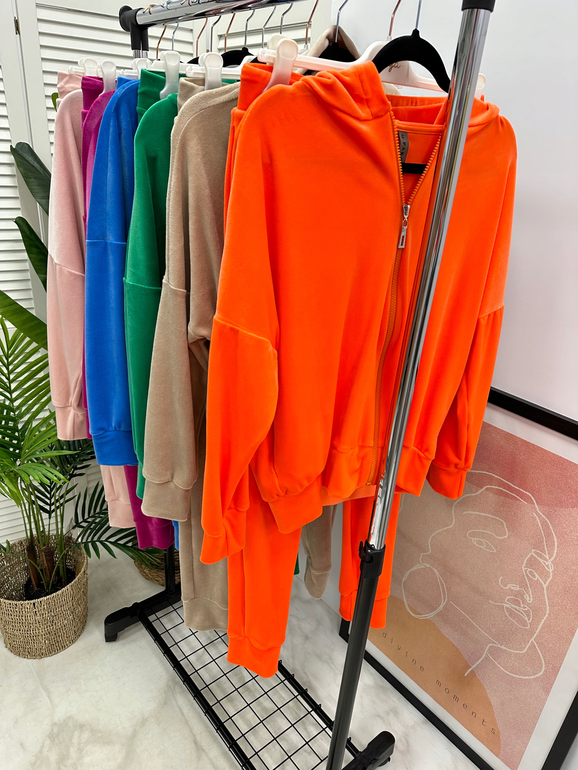 PARA MI DRES PREMIUM ZIP __ perla voga RÓŻ S Rękaw długi rękaw