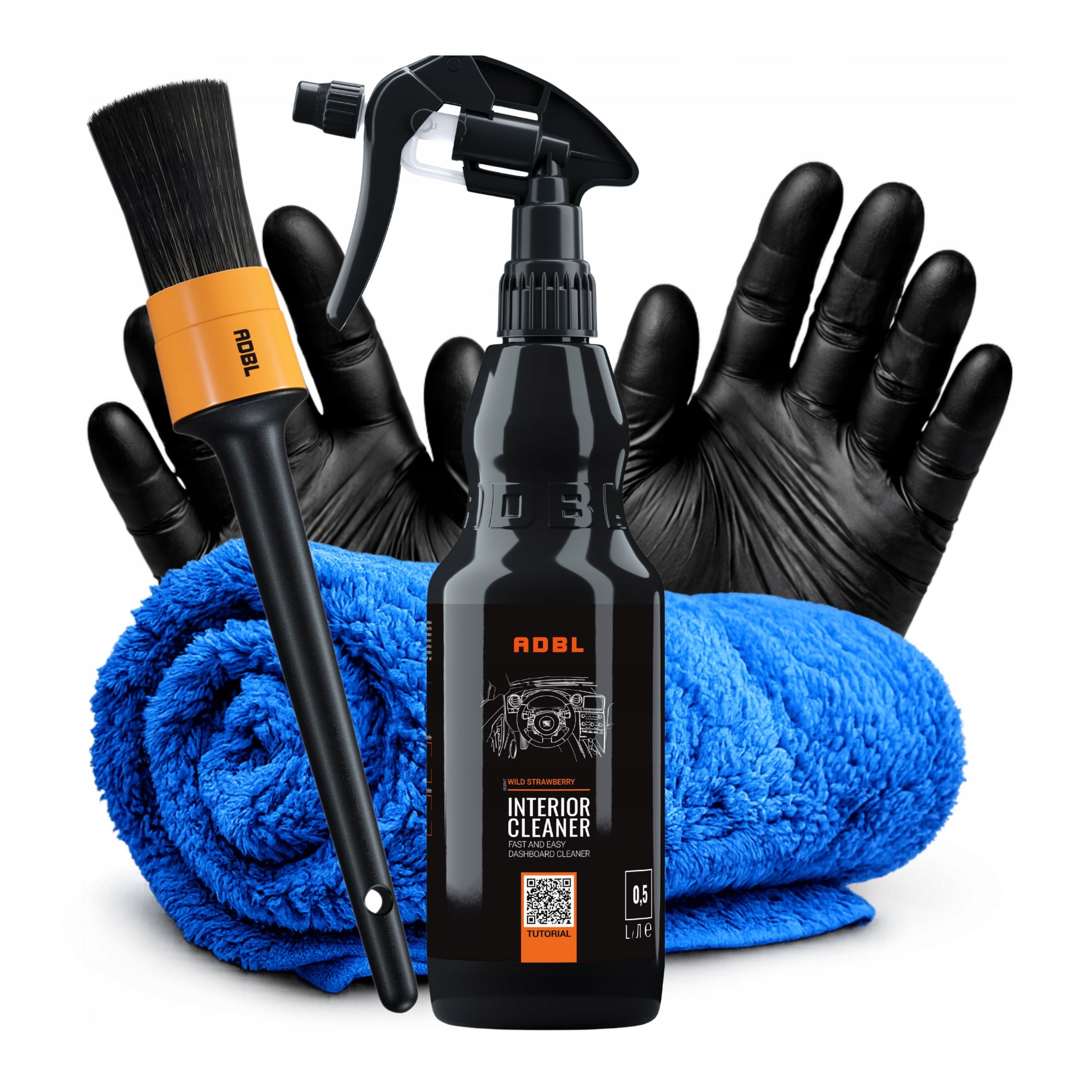 Adbl Interior Cleaner 500 ml zestaw do czyszczenia detali wnętrza auta