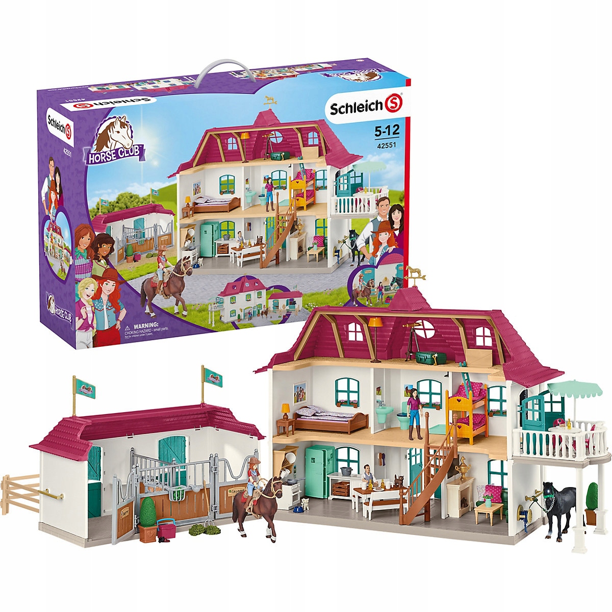 

Schleich 42551 Posiadłość Ze Stajnią Wybieg Koni