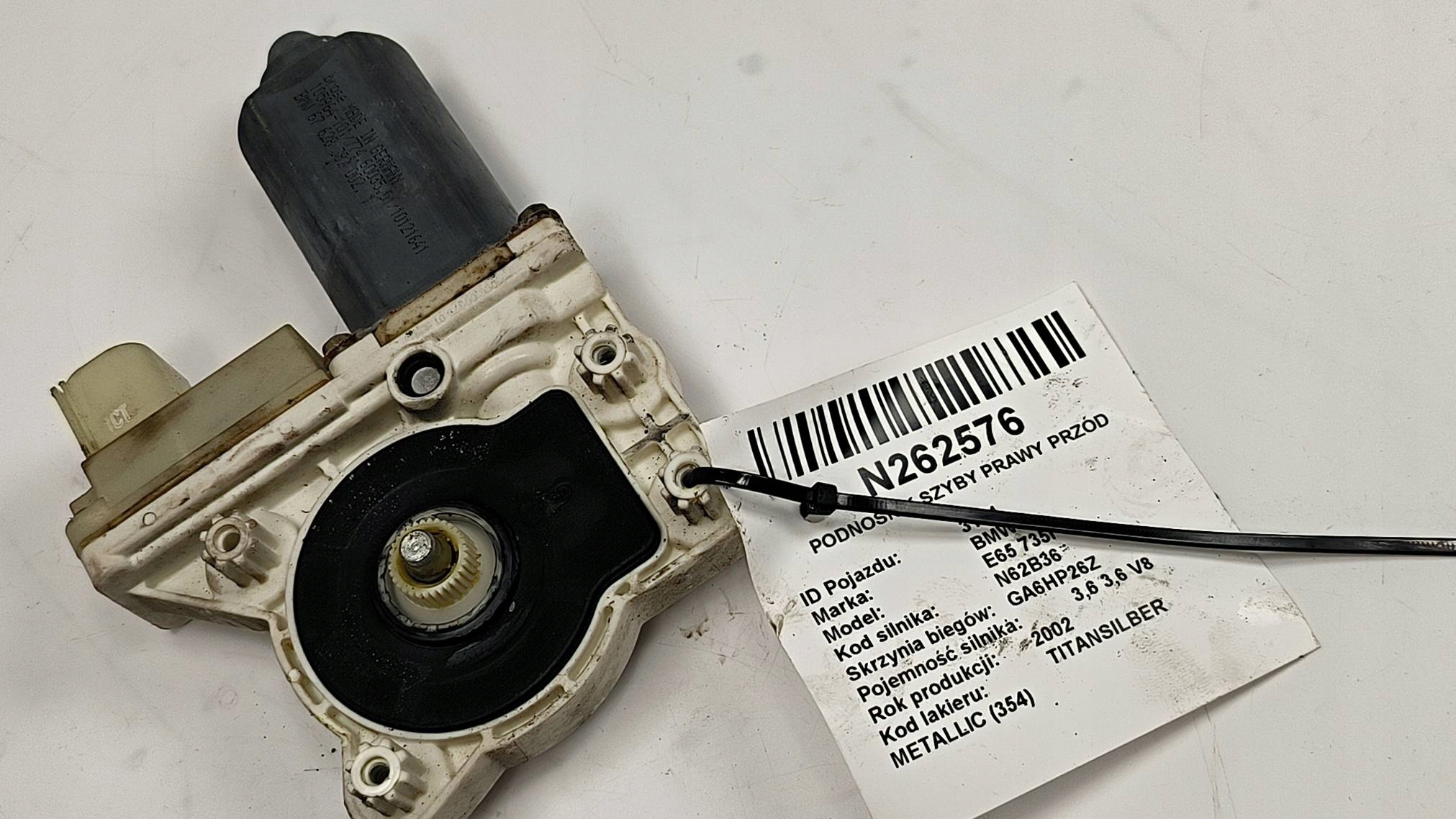 mini motor windows right front 67628382 BMW E65 735I