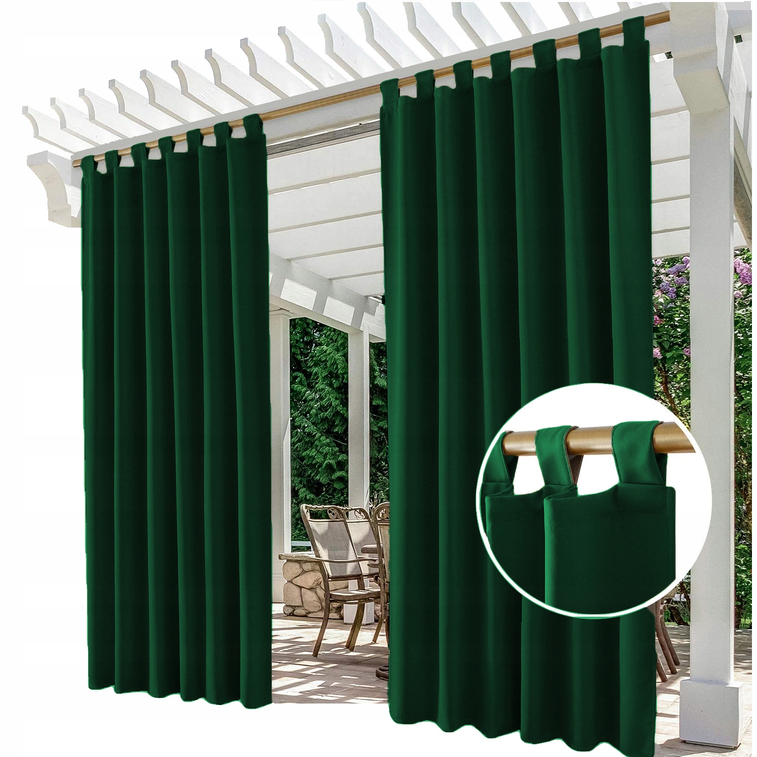 ZASŁONY OGRODOWE 140x220 DO ALTANY TARASU SZELKI