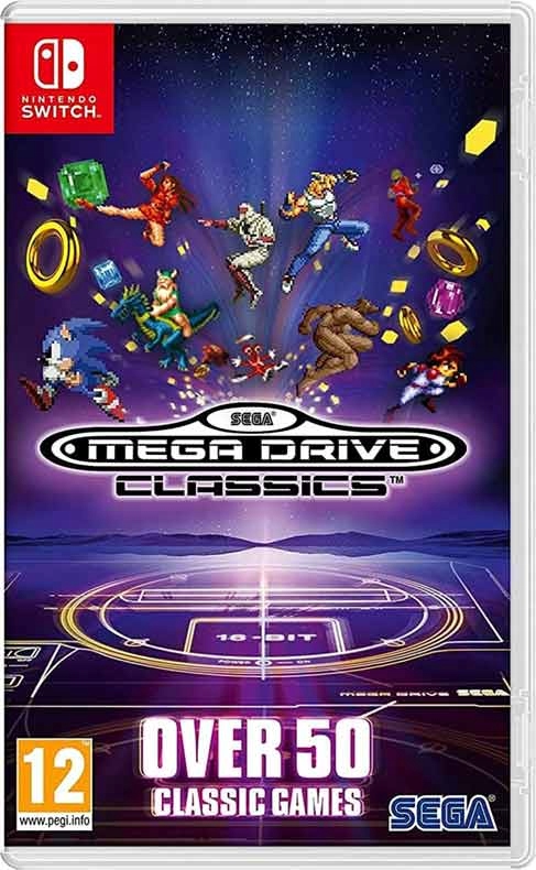 Sega Drive Classics Megadrive Gry Nintendo Switch Na Kartridżu