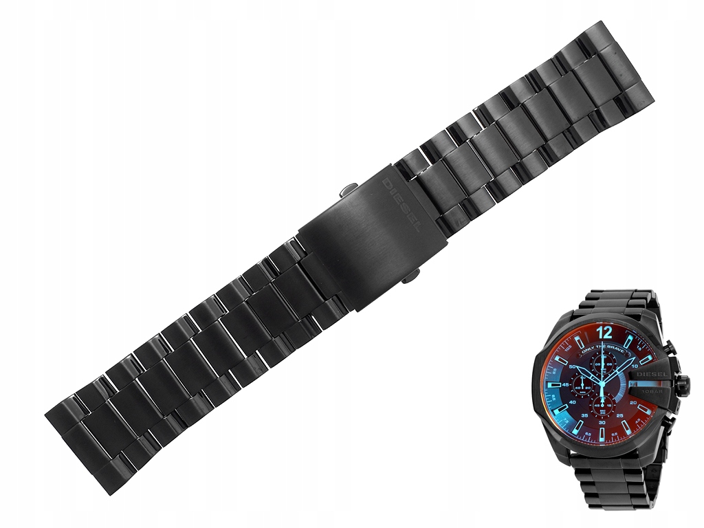 Náramek Diesel DZ4318 černý 26 mm originální