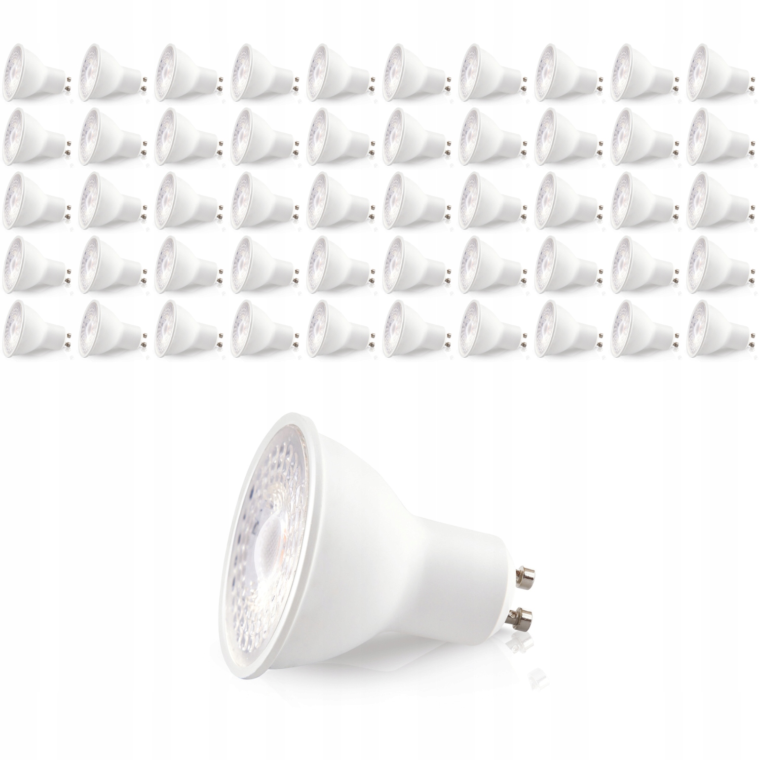 50x Žárovka Premium Led GU10 5W Barva Neutrální 4000K Lls dioda Samsung