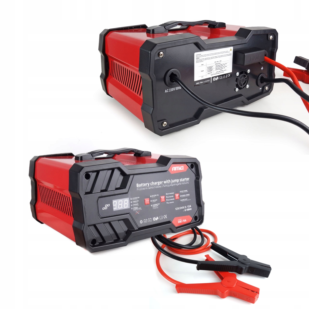 Usmerňovač S Funkciou Štartovania, Nabíjačka Pre Akumulátor 75A 12V/24V