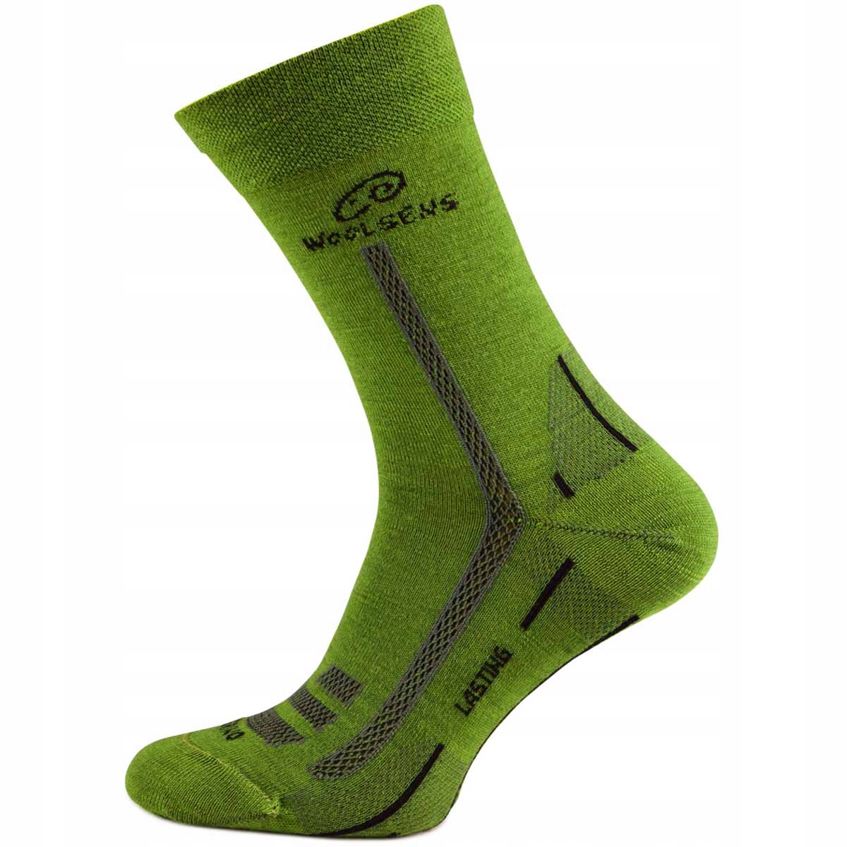 

Skarpety trekkingowe z wełny merino zielone 38-41