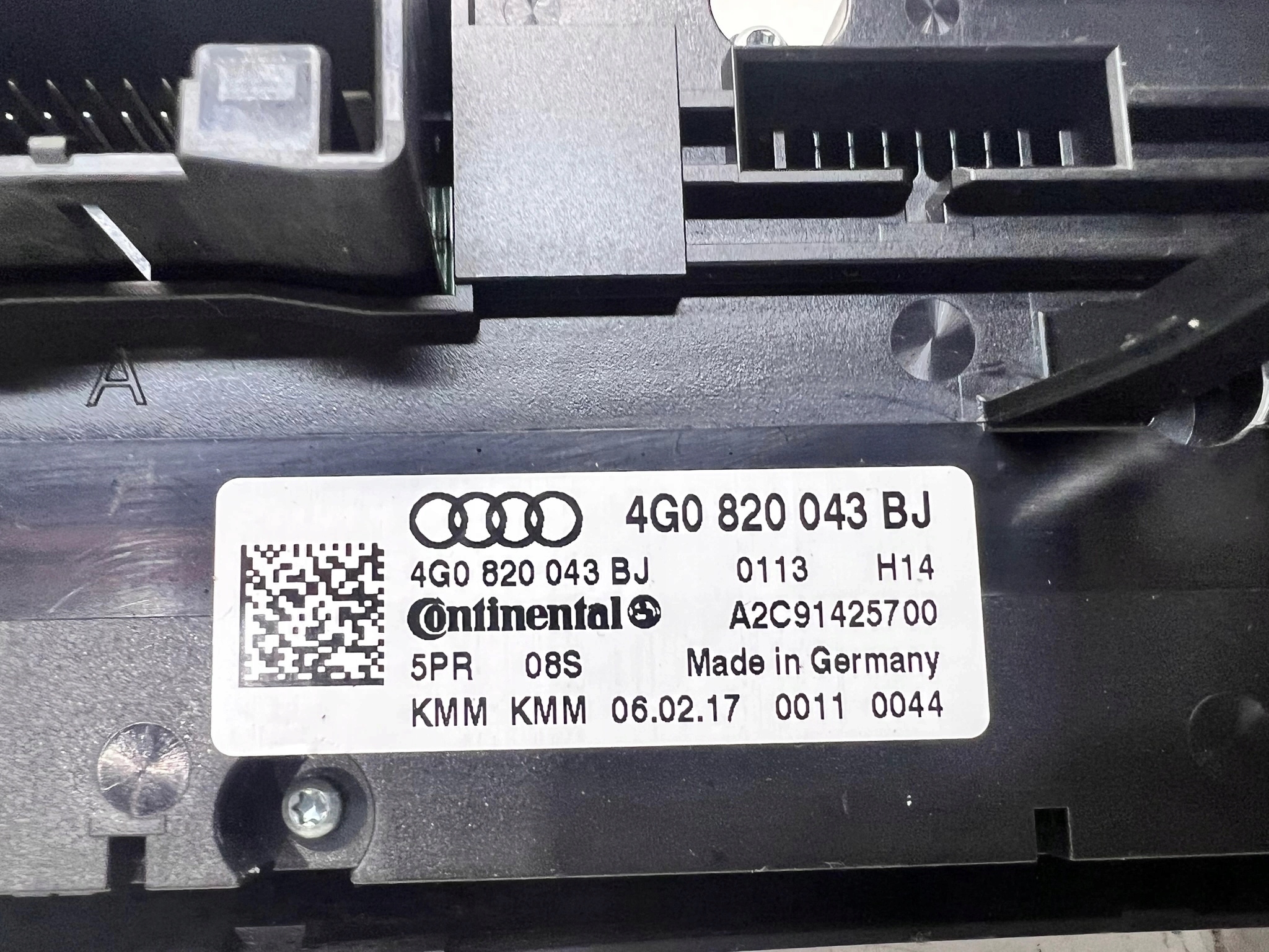 PANEL KLIMATRONIK AUDI A6 C7 A7 4G0820043BJ