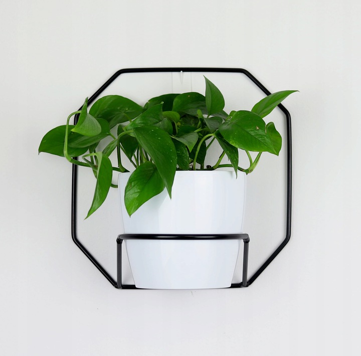 KWIETNIK METALOWY WISZĄCY LOFT ŚCIENNY NA ŚCIANE