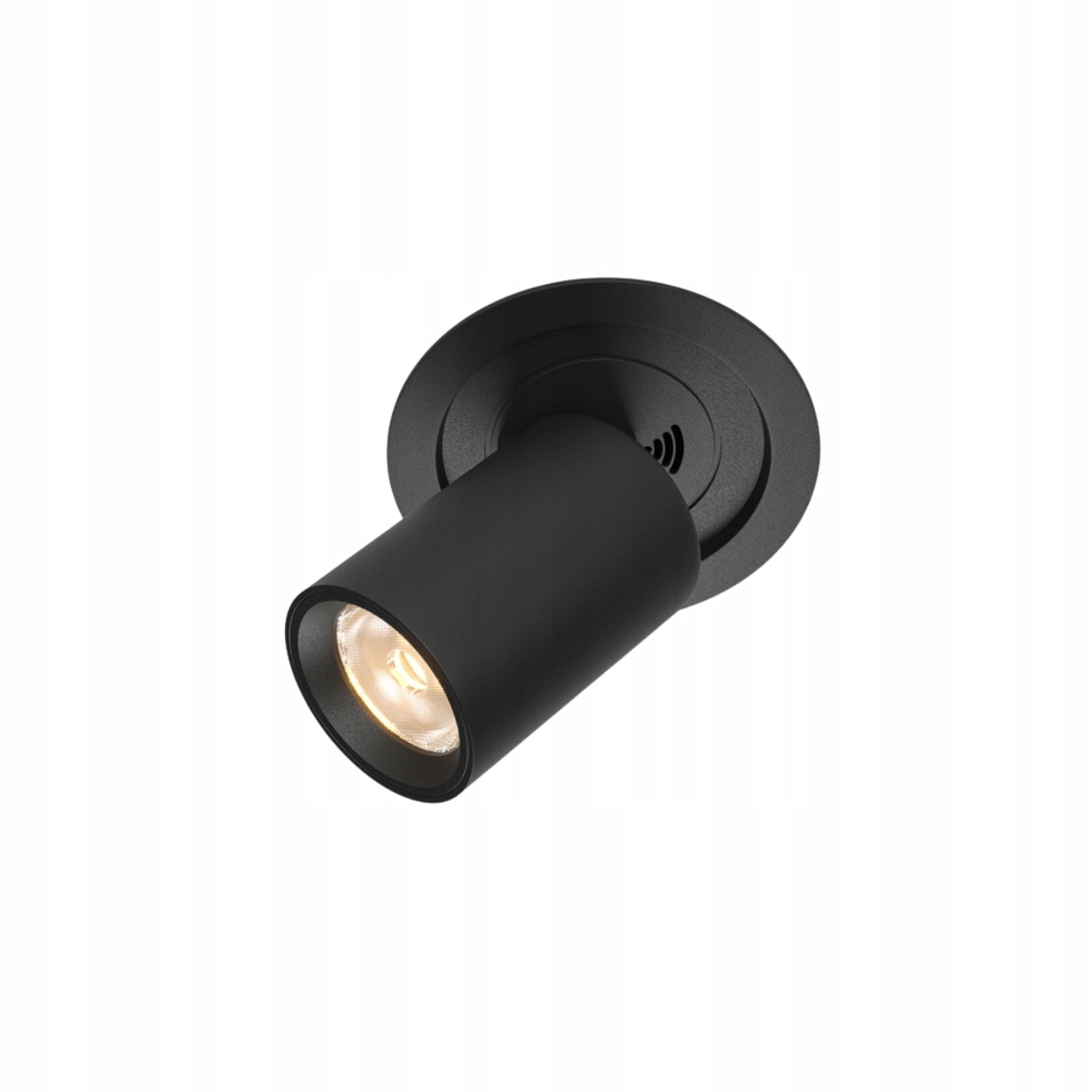 Maytoni Led zapuštěné kulaté stropní svítidlo 10W černé, pohyblivé, IP20