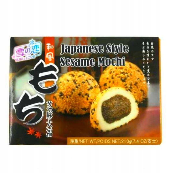

Ciastka Ciasteczka Ryżowe Mochi sezamowe 210g Yuki