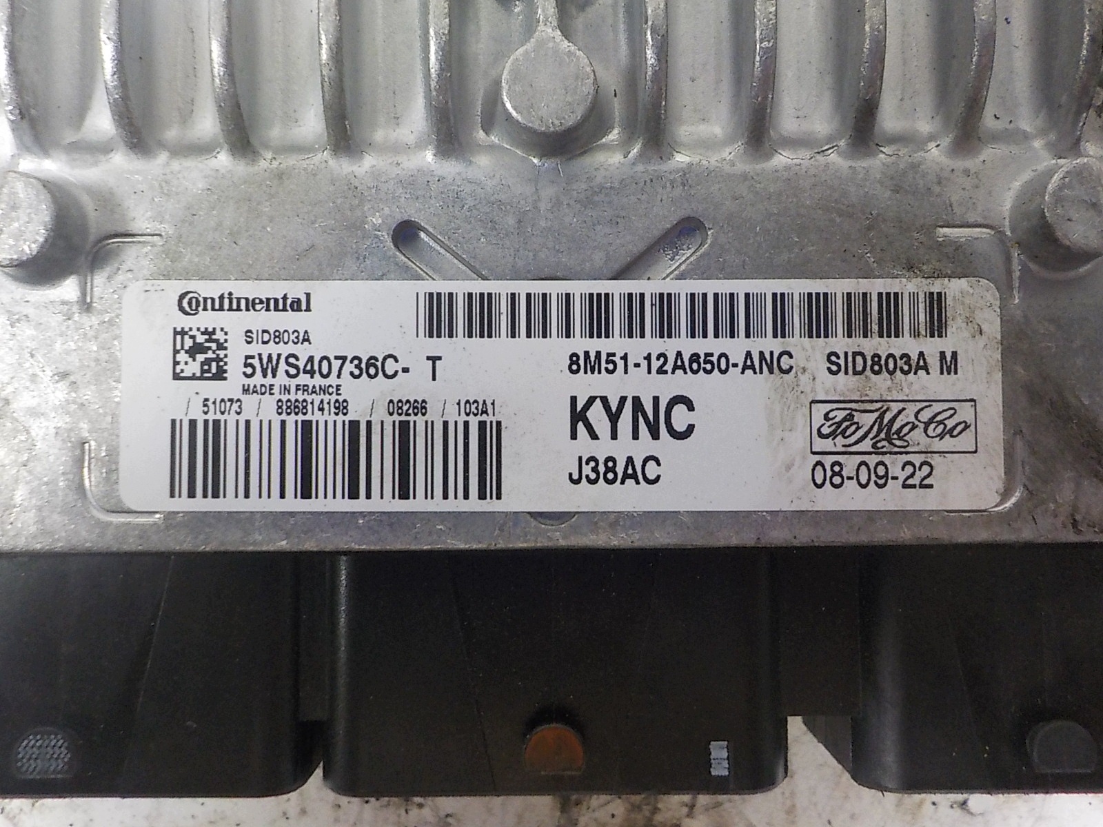 FORD FOCUS II Computer Bedienteil 5WS40736C-T 8M51-12A650-ANC KYNC