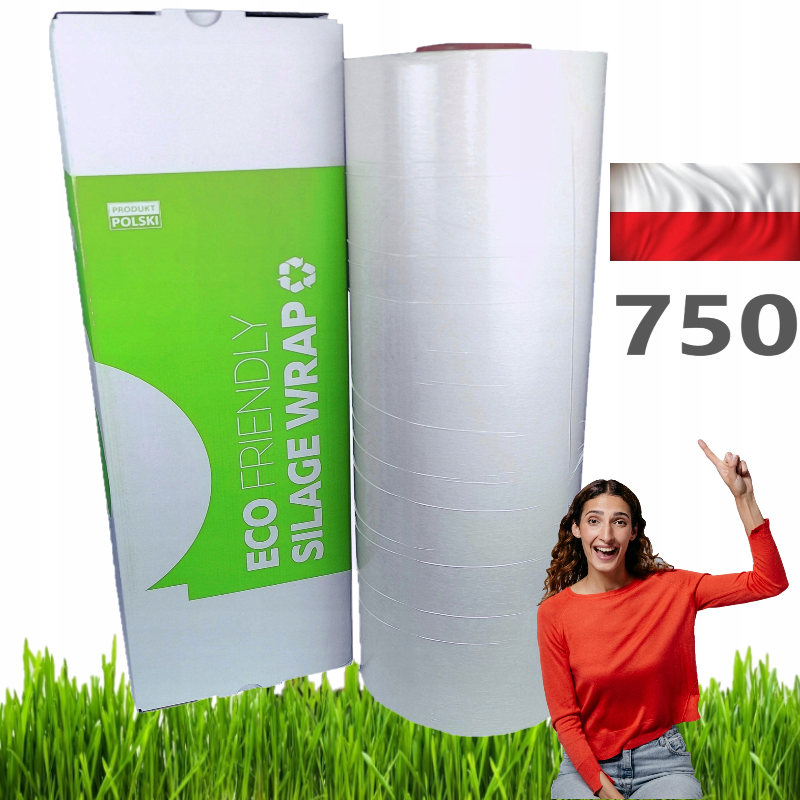 Senážní Fólie Obalování Balotů Bel Folgos 750 x 1500 Bia 750 x 1500
