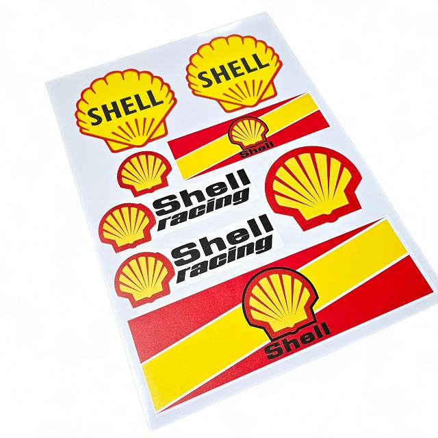 Plansza naklejek Shell format A4 naklejki arkusz zestaw