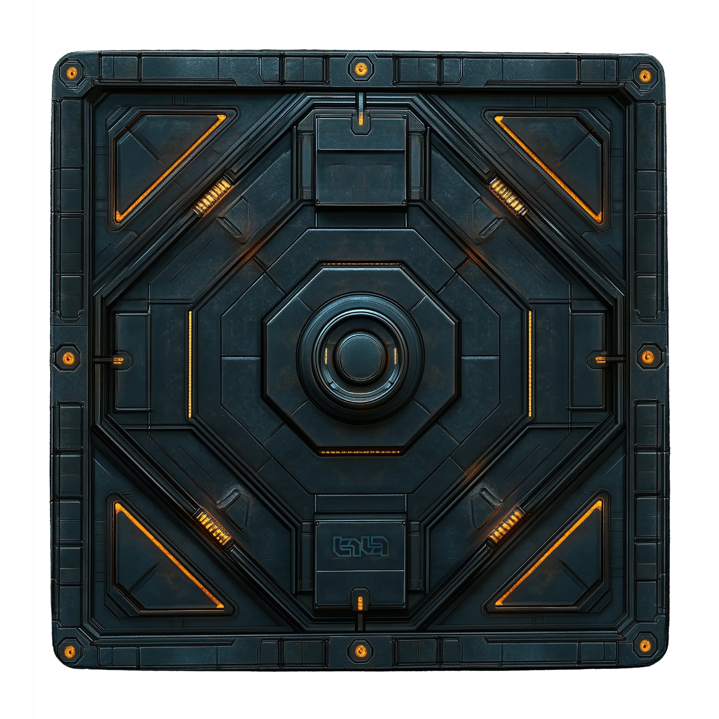 Mata Biurowa Pod Krzesło Właz Statku Kosmicznego 100x100 Tilt