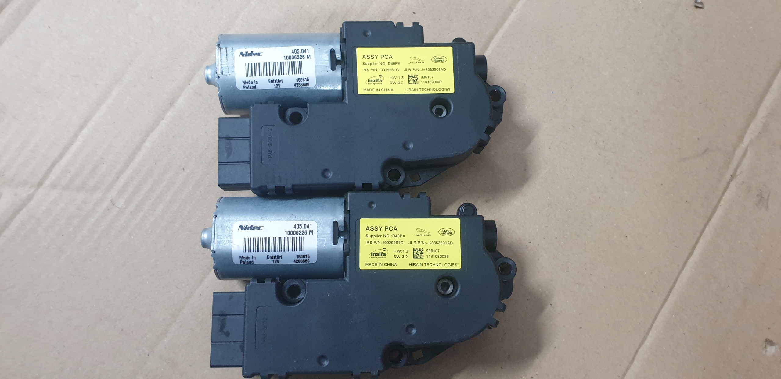 ДВИГАТЕЛЬ ЛЮКА JAGUAR F-PACE JK83-53508-AD