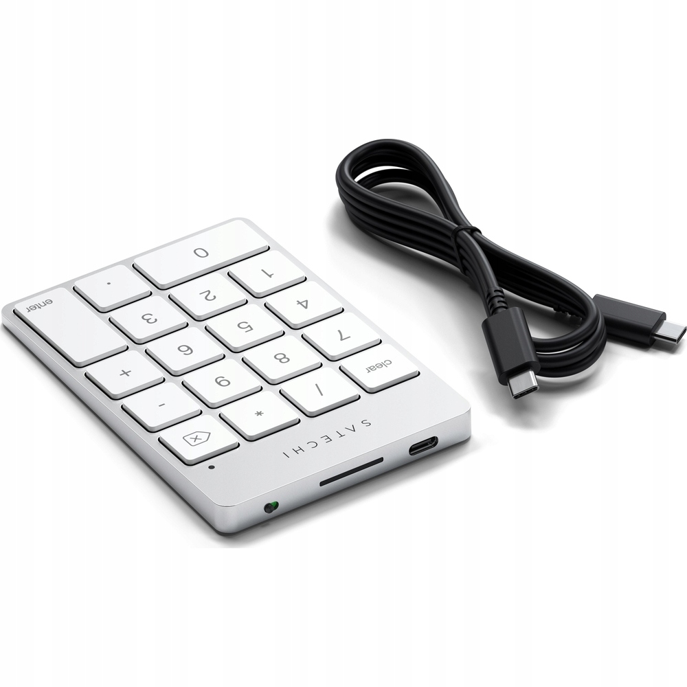 Bezdrátová hliníková numerická klávesnice Bluetooth pro PC/Mac, Satechi