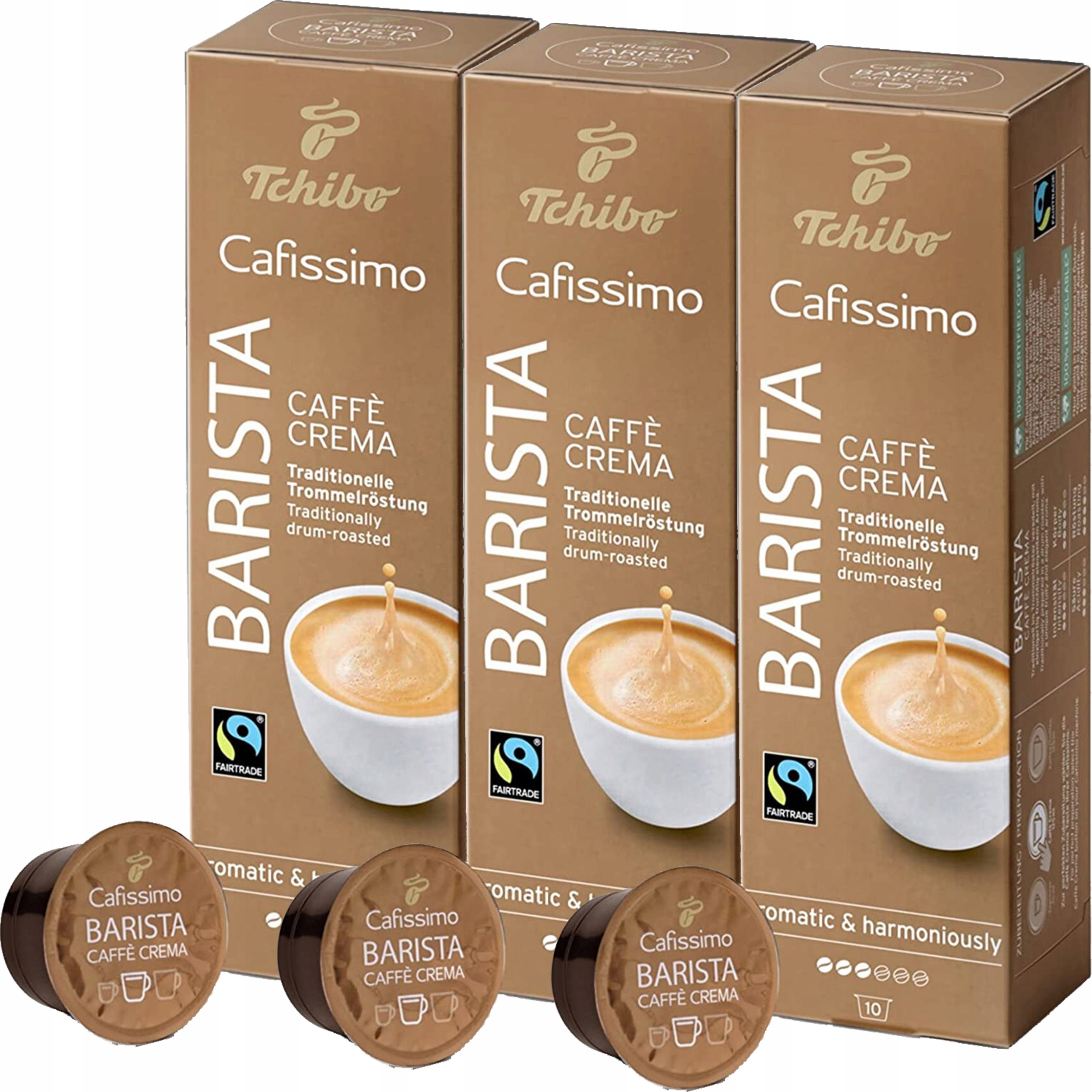 Кофе TCHIBO Cafissimo Barista Crema 3x10 капсул