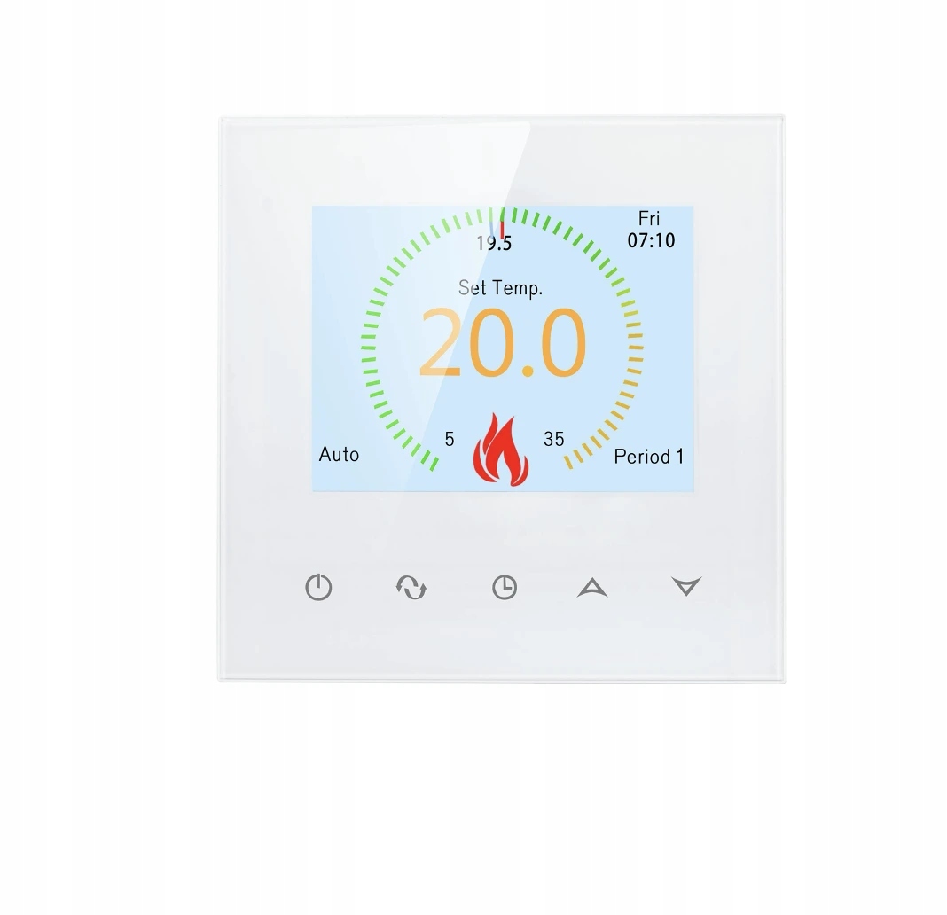 Bot WiFi izbový termostat Tuya RT3 16A biela