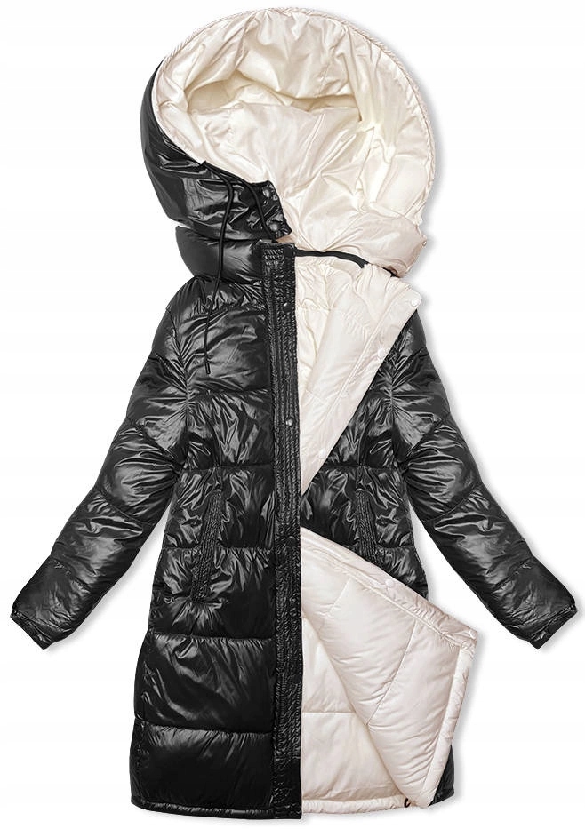 Zimní Bunda V768G Černá/ecru 3XL