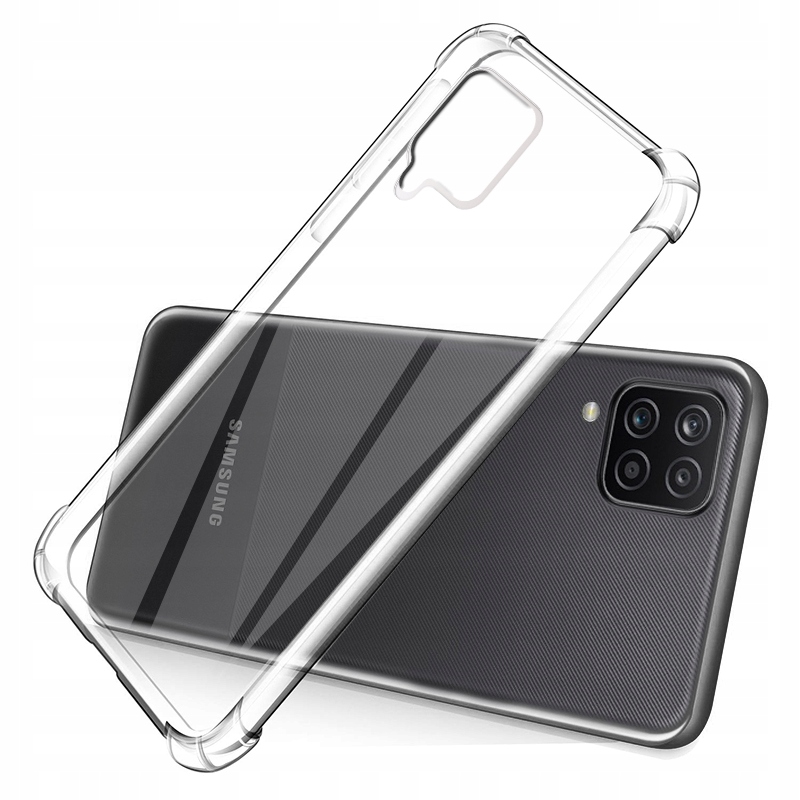 

Etui Do Samsung A12 Pancerne Przeźroczyste Case