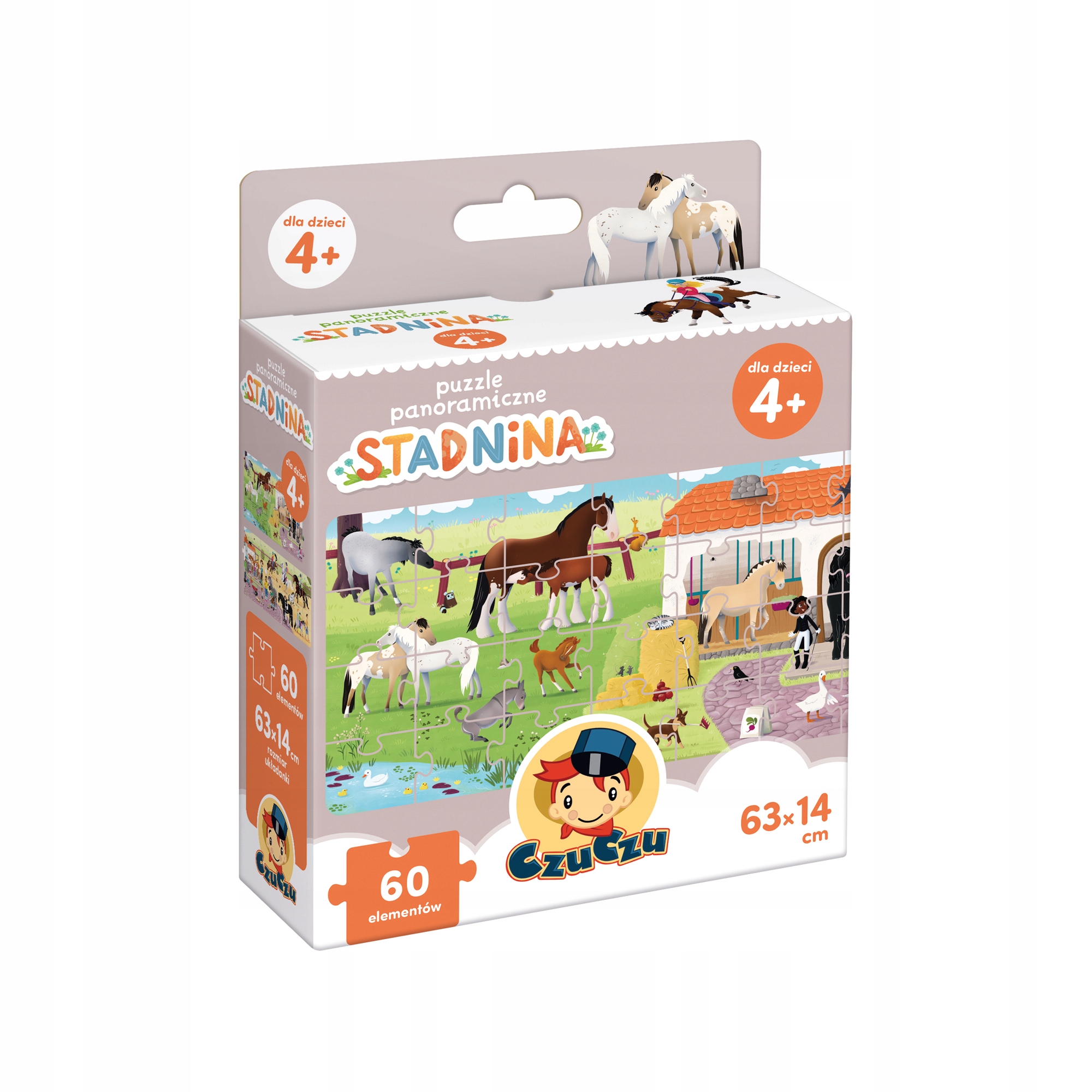 

CzuCzu Stadnina puzzle panoramiczne 4+