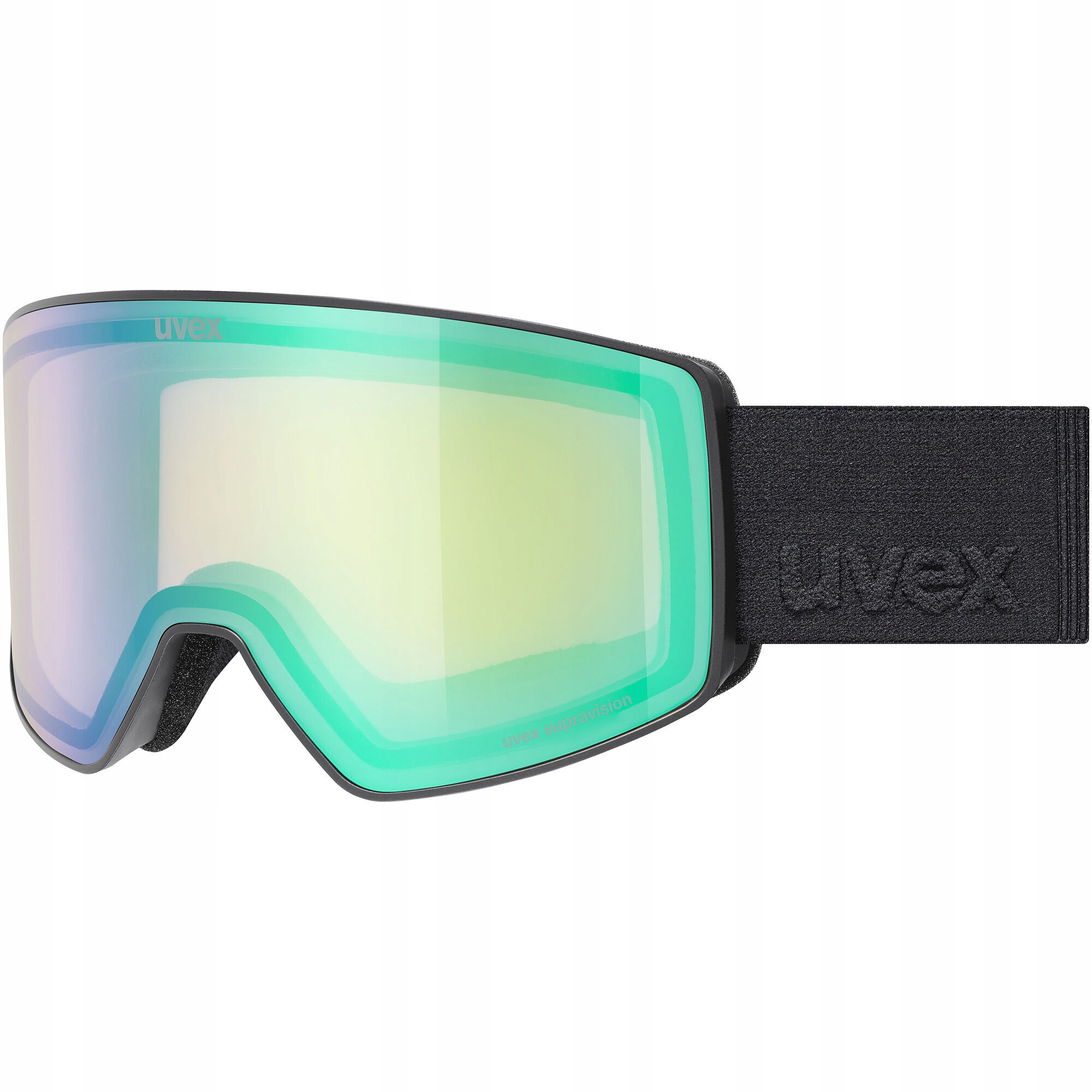 Gogle Narciarskie Uvex Scenic Fm mirror green S2 black matt Otg