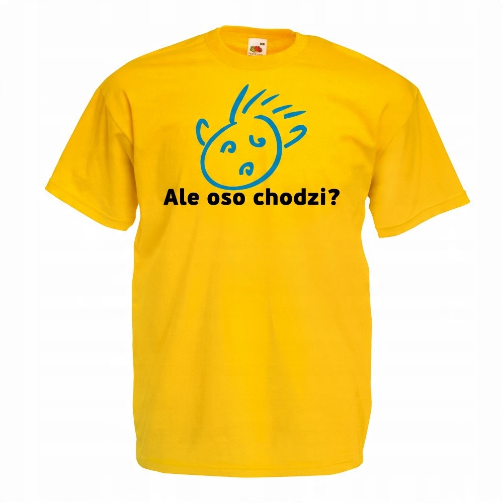 

Koszulka z nadrukiem zabawna ale oso chodzi XL