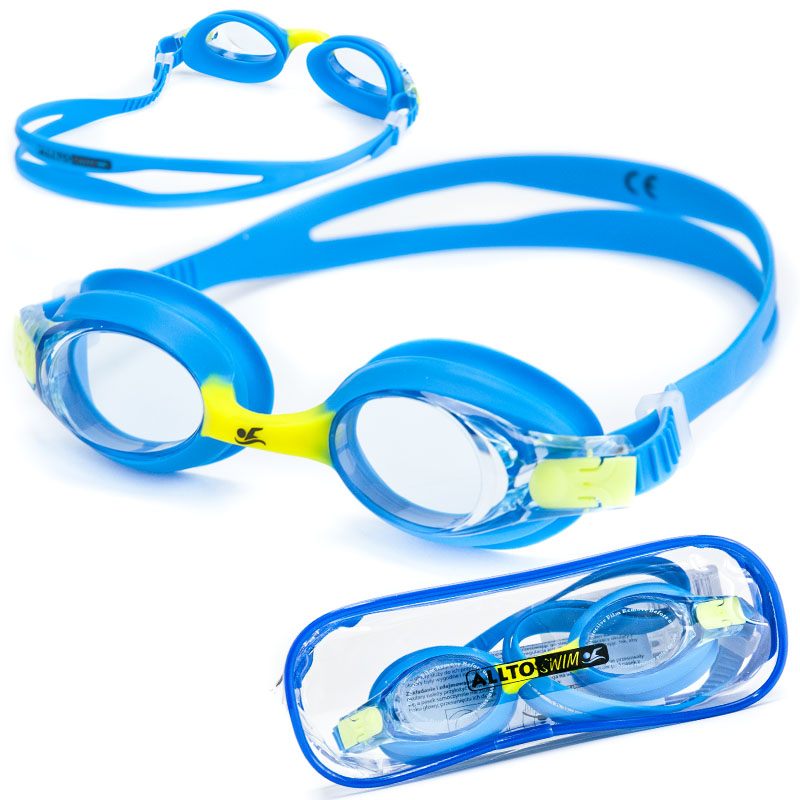 OKULARY PŁYWACKIE NA BASEN MADERA OKULARKI DO PŁYWANIA DLA DZIECI ALLTOSWIM